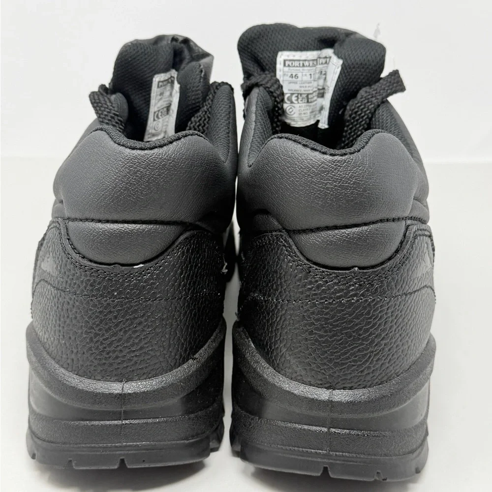 Size 12 Portwest FW10 Steelite Protector Boot S1P Black